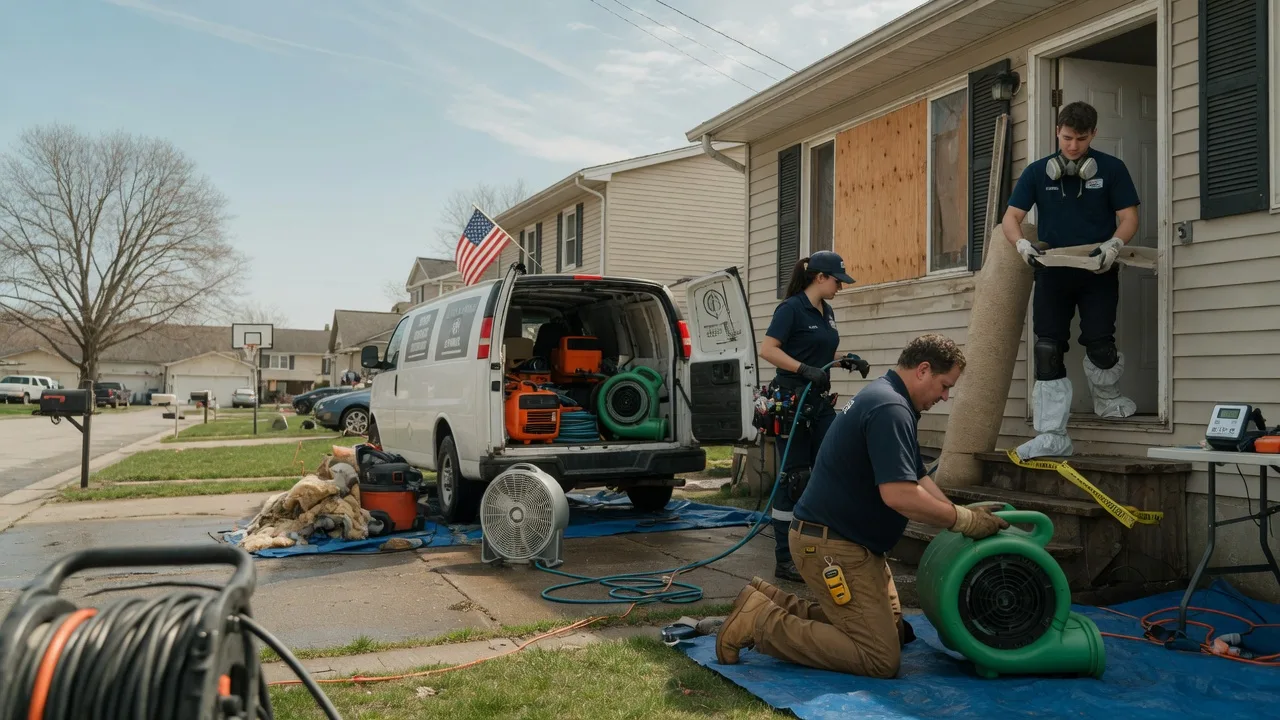 Water Damage Restoration in Blue Creek, OH near me